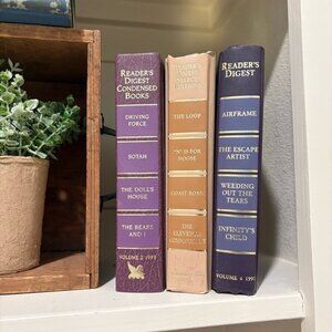 Vintage Bundle Condensed Readers Digest 1997, 1999, 1993 Hardback Volume Books